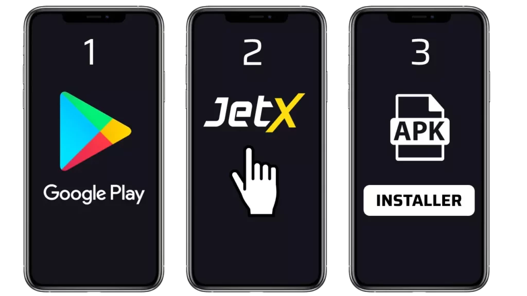 appli JetX pour Android